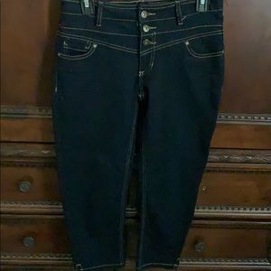 Dark blue capris